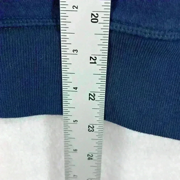 GAP Girls Sweatshirt Size XL Navy Blue Cotton/Polyester Blend Crew Neck - Picture 7 of 7